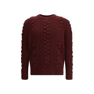 Alexander Mcqueen Men Mixed Wool Sweater